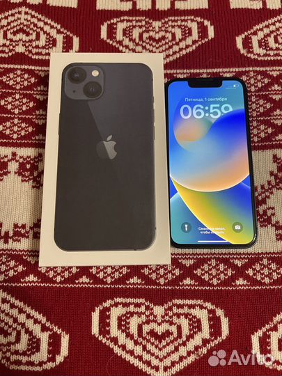 iPhone 13 mini 256 100 батарея