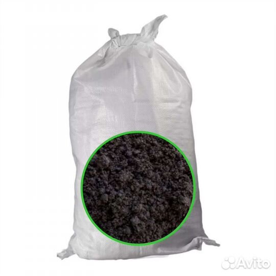 Земля плодородная в мешках, торф, щебень, песок