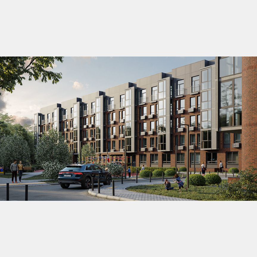 2-к. квартира, 74,4 м², 4/6 эт.