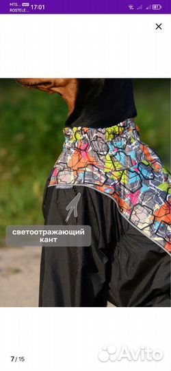 Дождевик для собаки