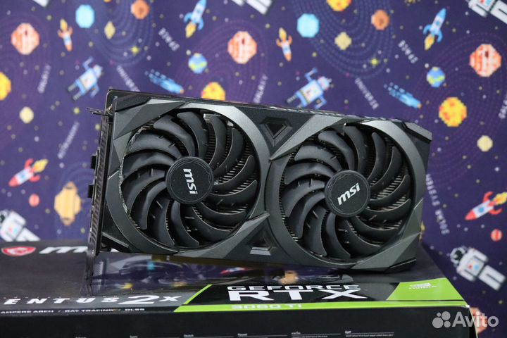 MSI RTX 3060 Ti 8gb Ventus 2X (Samsung + Гарантия)