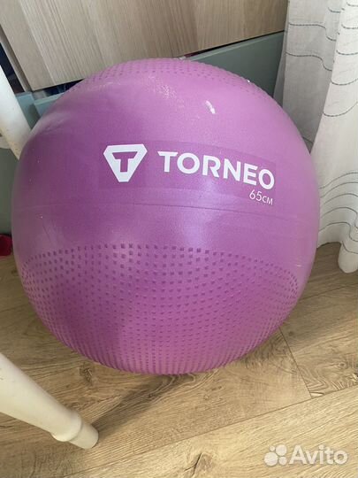Гимнастический мяч фитбол torneo 65