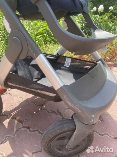 StokkeTrailz 2в1 DeepBlue+Winter Kit в белом цвете