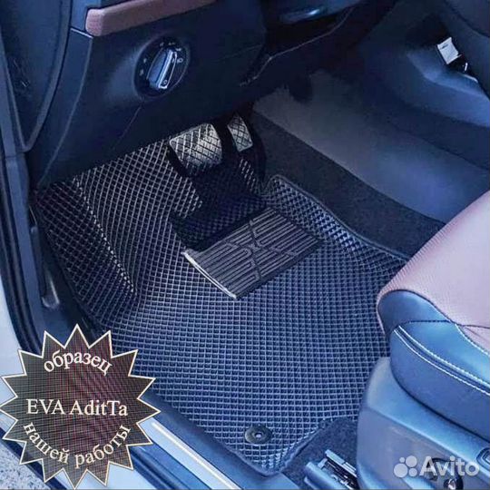 Ева EVA коврики Volkswagen Polo(2020-2023)