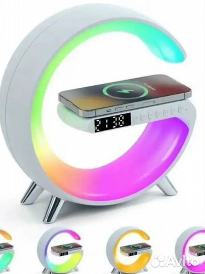 Часы, светильник,колонка, зарядное, ночник