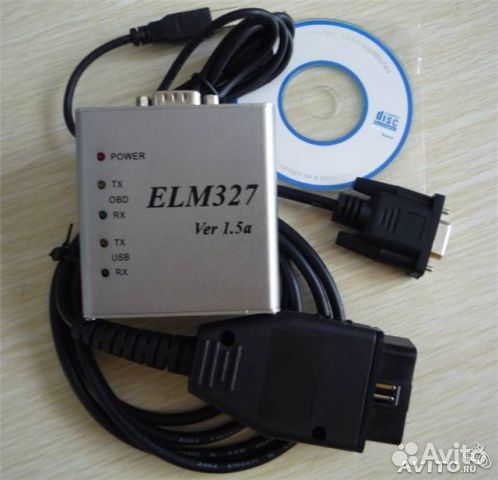 Универсальный сканер ELM327 USB металл