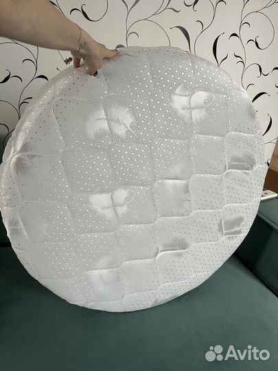 Матрас в круглую кроватку