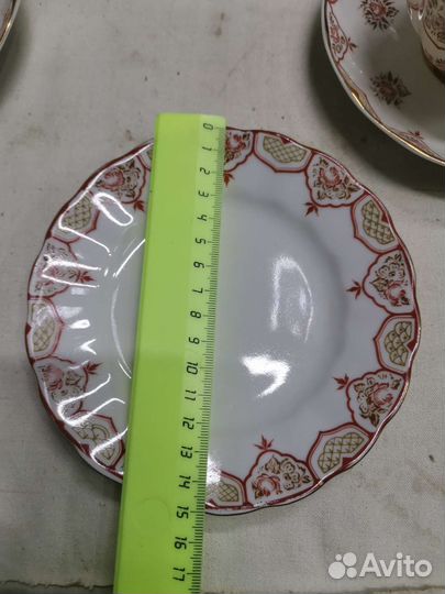 Чайный сервиз СССР лфз фарфор 21 предмет (Ч)