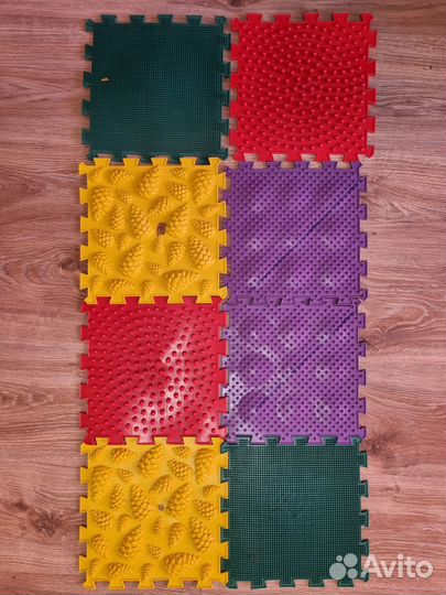 Массажный ортопедический коврик-пазл