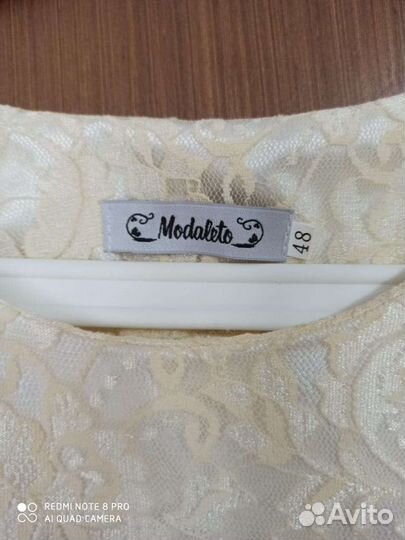 Платье кружевное 48р новое