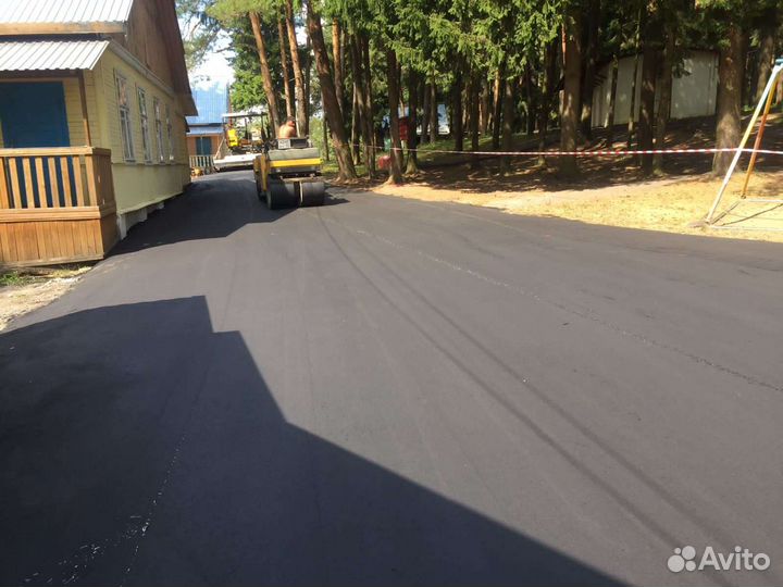 Асфальтирование благоустройство ас крошка