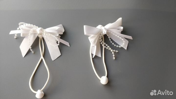 Банты праздничные белые пакетом