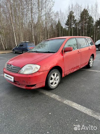 Toyota Corolla Fielder 1.8 AT, 2001, 317 000 км