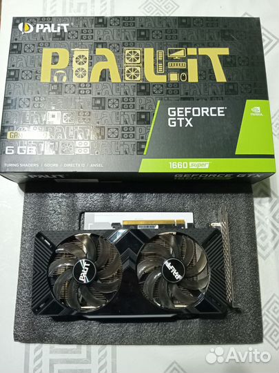 Видеокарта gtx 1660 super 6gb palit