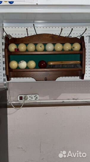 Полка для шаров бильярда / Шары 68мм / тренажер