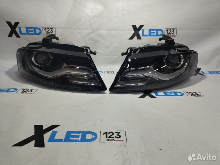 Фара правая левая audi A4 B8 дорест ксенон