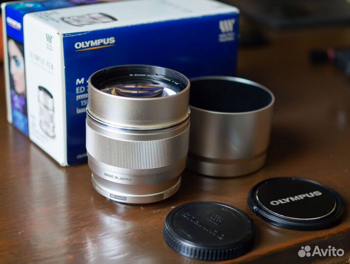 Объектив Olympus 75/1.8 + фирменная бленда