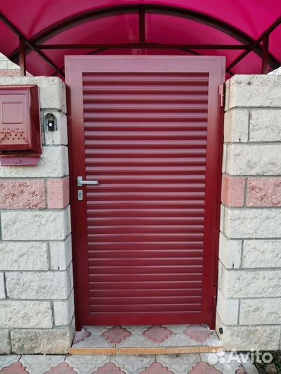 Калитка с ролетным профилем