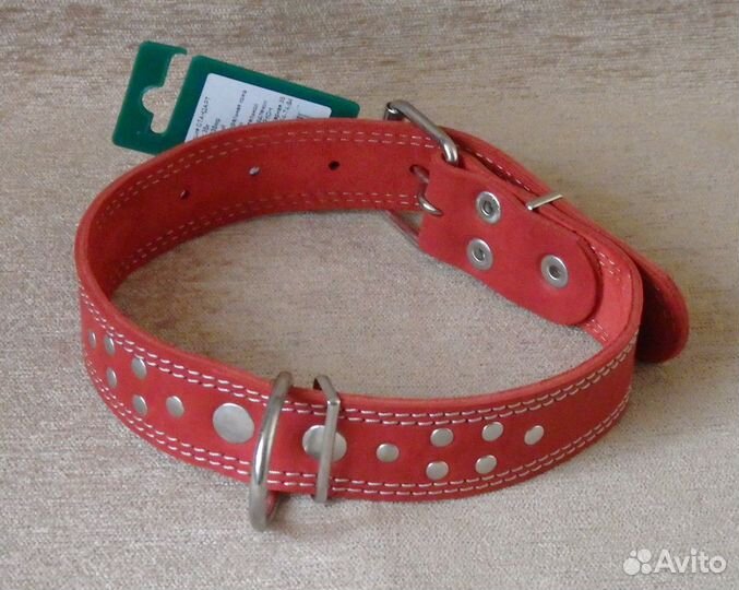 Ошейники и намордник. Натурал/кожа. Россия. Новые