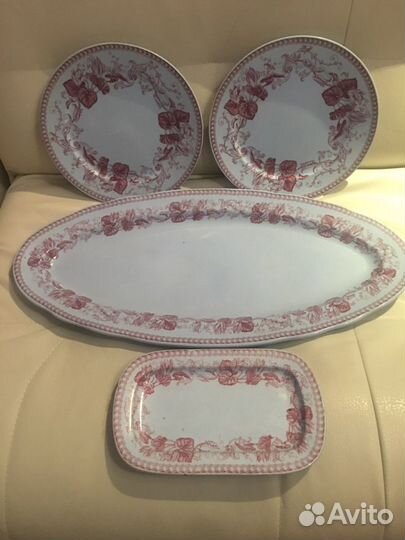 Набор посуды Браун -Уэстид,Мур 1860-х годов