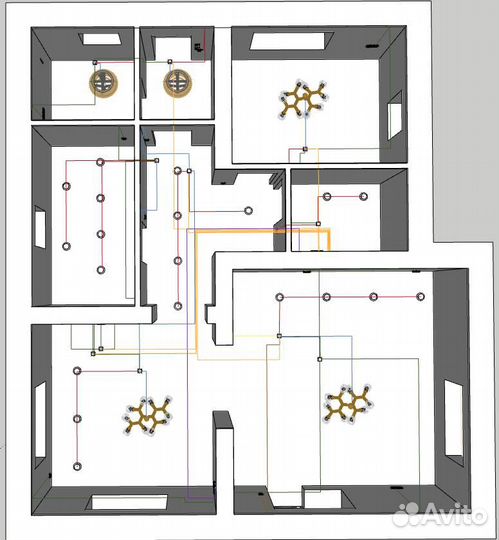 Проектирование электроснабжения 3D