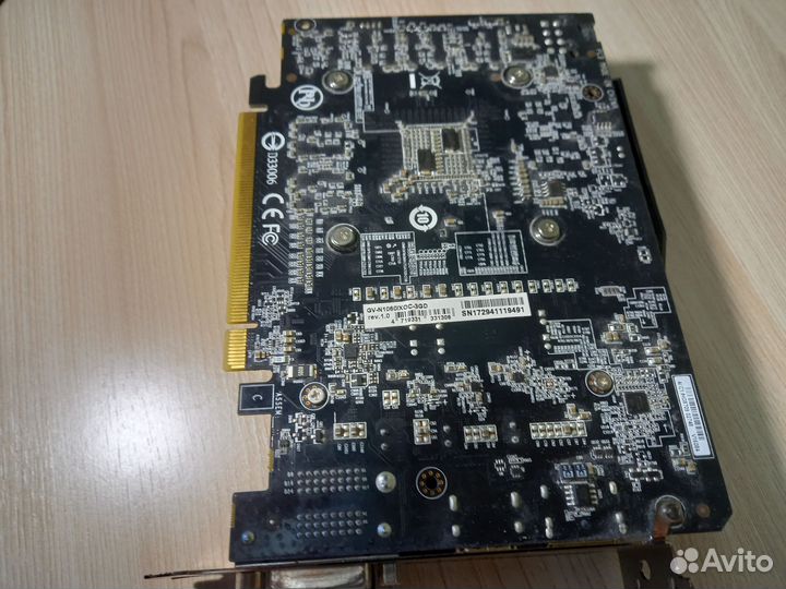 Видеокарта Gigabyte GTX 1060 3gb