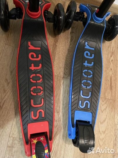 Самокат детский трехколесный новый 60кг