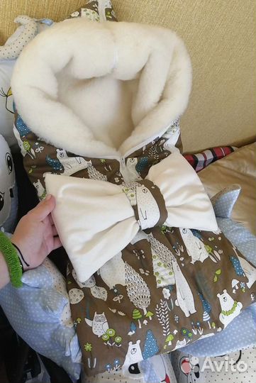 Конверт одеяло на выписку