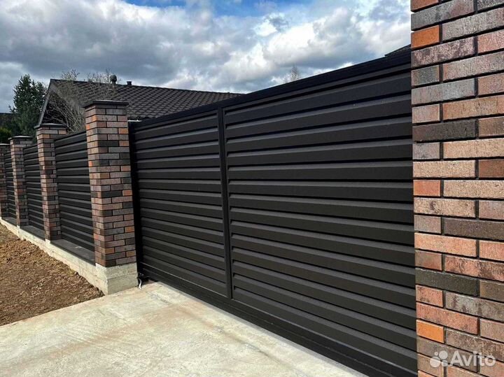Забор жалюзи