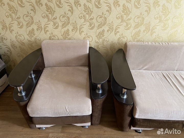 Диван+кресло-уголок