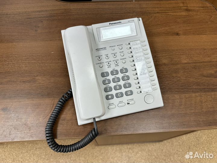 Атс Panasonic TES824 + телефон Panasonic KX-T7735R