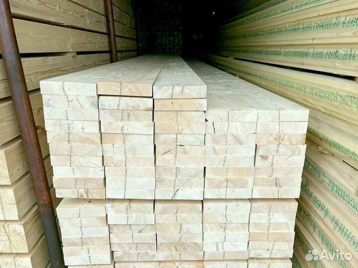 Доска обрезная 25х150х6000мм