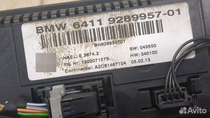 Переключатель отопителя BMW X3 F25, 2013