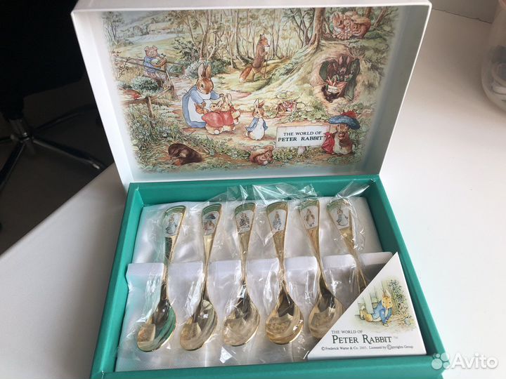 Набор ложечек Peter Rabbit (Япония)