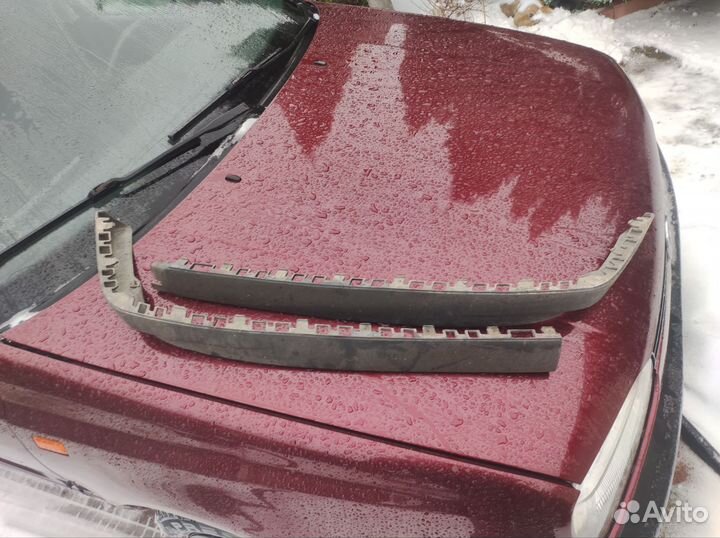 Губа на бампер гольф 3