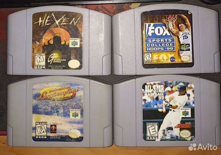 Nintendo 64 картриджи