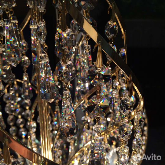 Люстра хрустальная Чехия