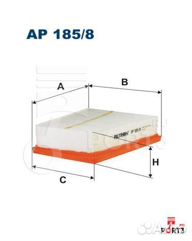 Фильтр воздушн.renault fluence 2.0 megane III 09