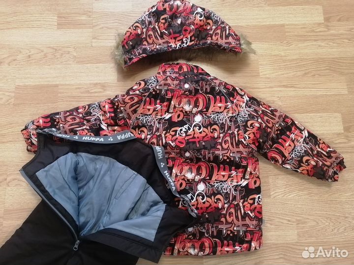 Комплект зимний для мальчика Huppa, 104 см, новый