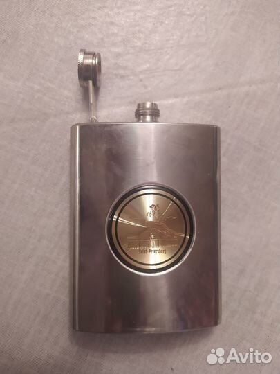 Фляжка для спиртного. Нержавейка. 200 мл. б/у