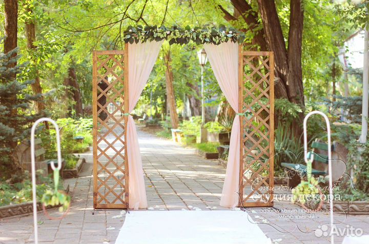 Свадебная арка фон