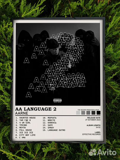 Постер Aarne - AA Language 2