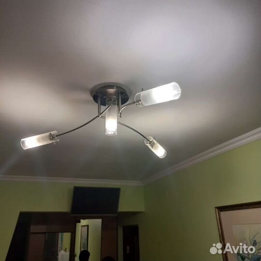 Люстра потолочная подвесной бу