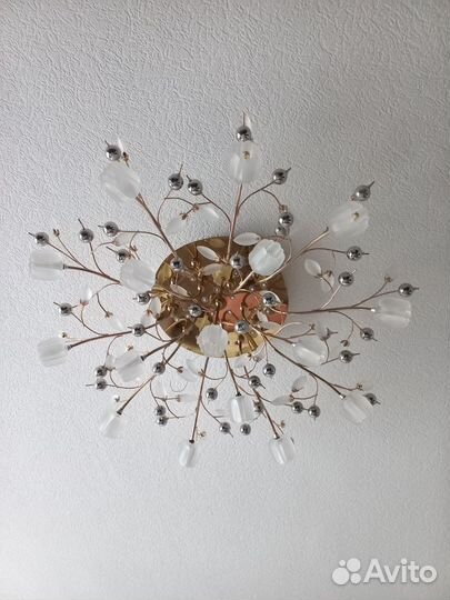 Люстра потолочная светодиодная с пультом