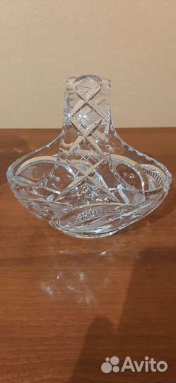 Ваза конфетница хрустальссср