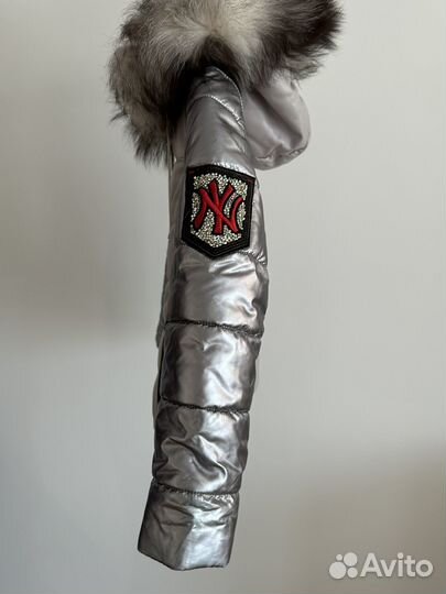 Пуховик зимний для девочки 122 -128