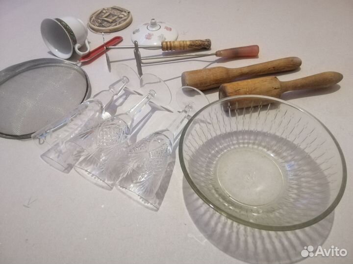 Посуда разная, б/у