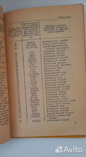 Учебники. Пособия по химии СССР 57-62 г