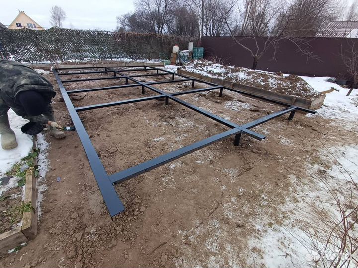 Железобетонный фундамент установка под ключ