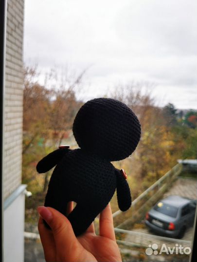 Вязаная игрушка-кукла Вуду